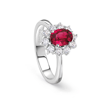 Anello Salvini Donna LOVE for COLOR in Oro bianco Rubino 0.92 Ct 20097588 - 20097588